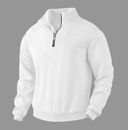 Men's Jacquard Long-Sleeve Sweater