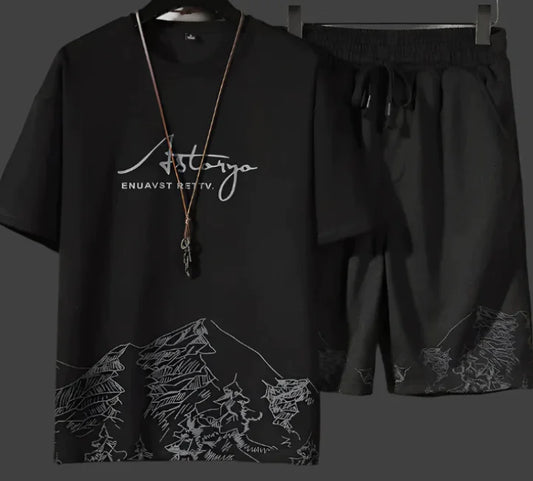 Men's Loose Shorts Set