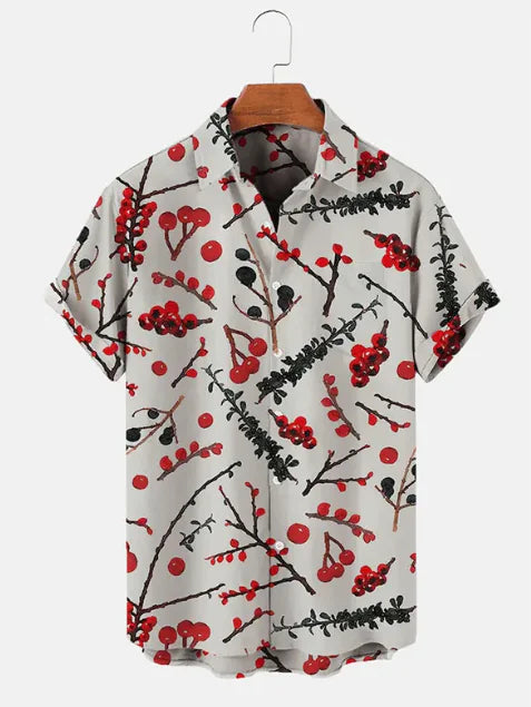 Men's Long Sleeve Polyester Shirt