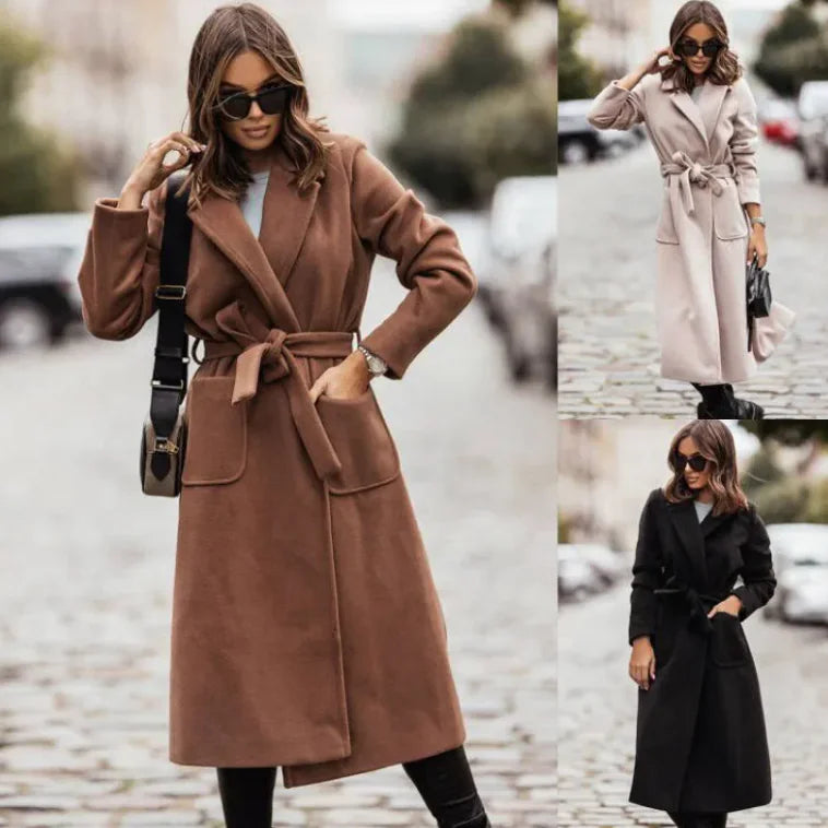 Double Breasted Woolen Coat