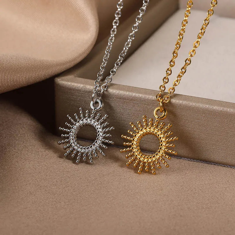 Clavicle Chain Simple Pendant Necklace