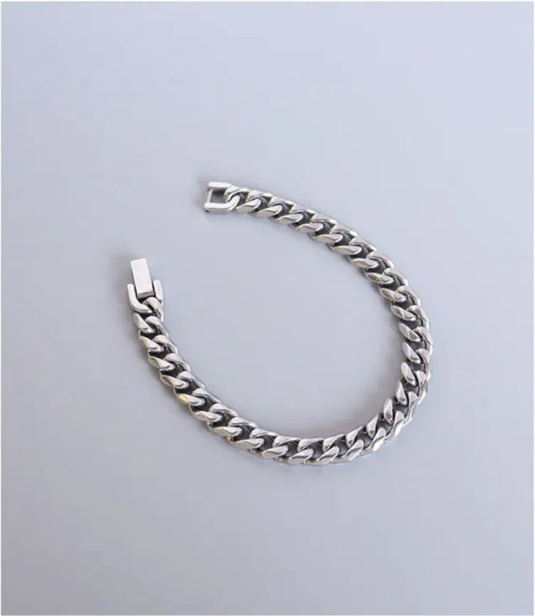 Vintage Titanium Steel Hip Hop Bracelet