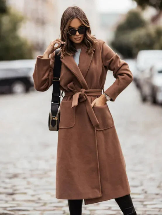 Double Breasted Woolen Coat