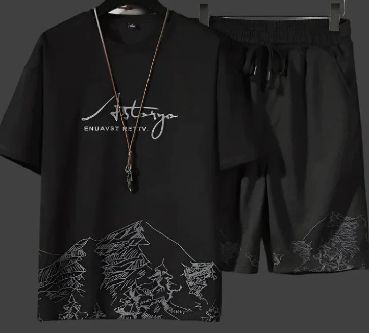 Men's Loose Shorts Set