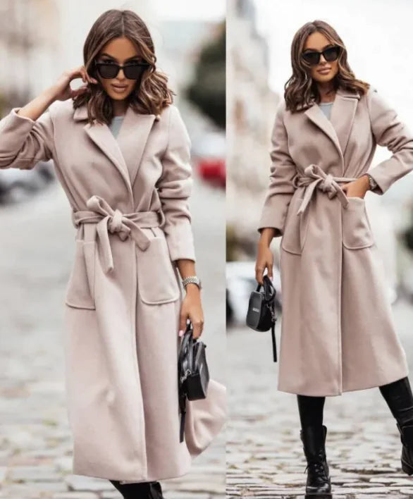 Double Breasted Woolen Coat