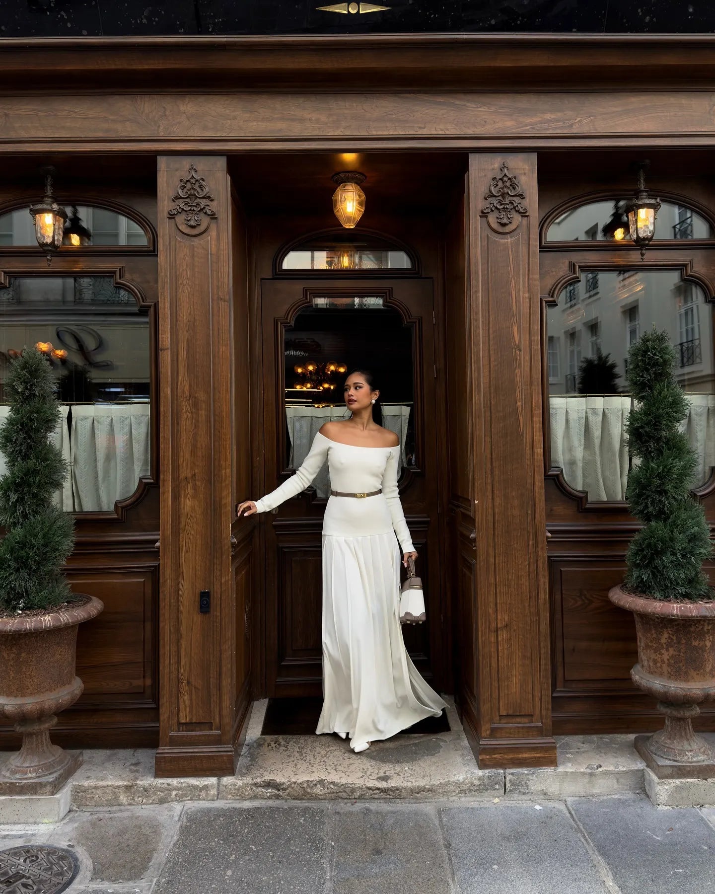 Elegant Retro Split Dress