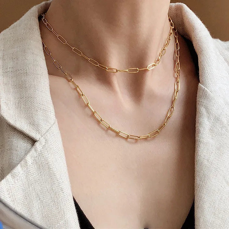 Single Layer Chain Necklace