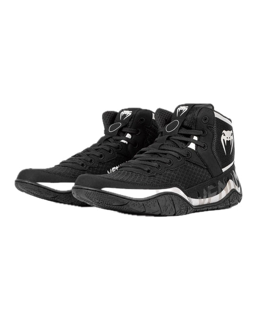 Venum Mens Womens Wrestling Boxing Elite Shoe - Black/Sand