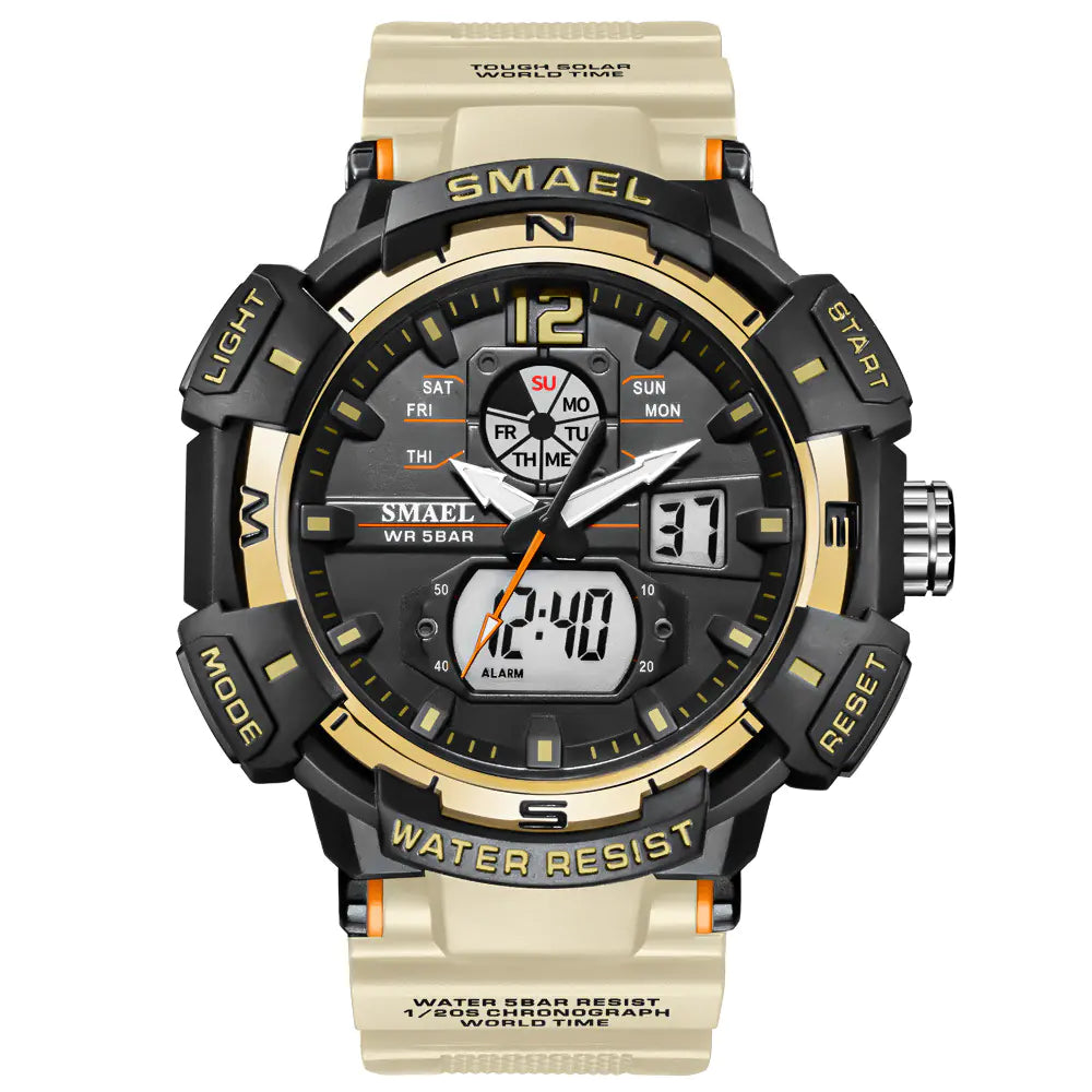 Luminous Men's Outdoor Chronograph Alarm Clock Watch