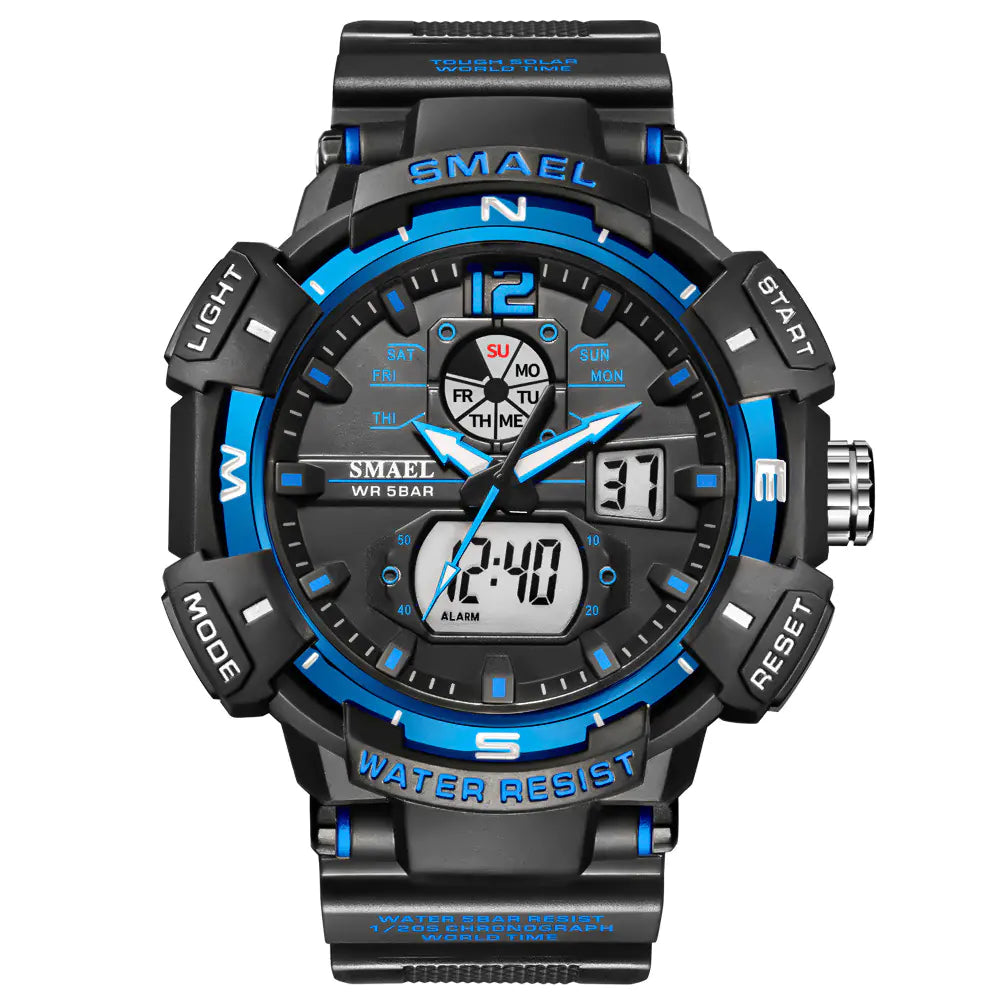 Luminous Men's Outdoor Chronograph Alarm Clock Watch