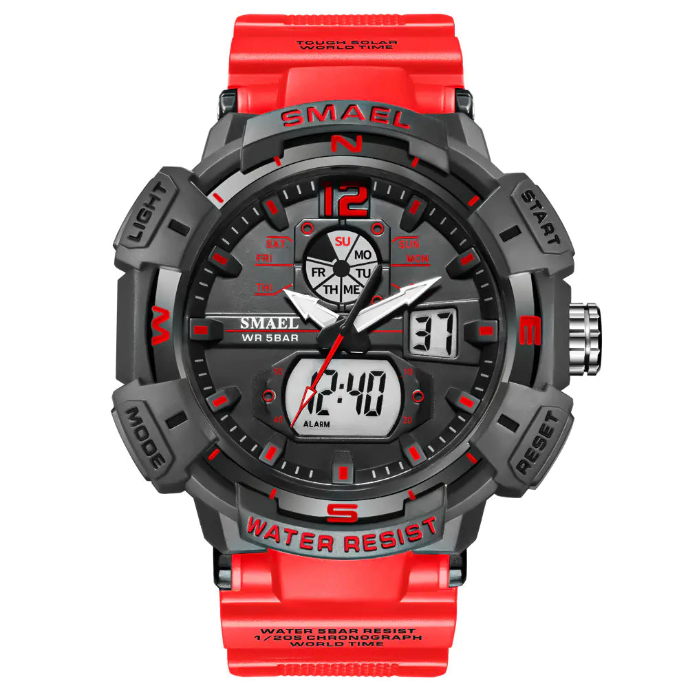 Luminous Men's Outdoor Chronograph Alarm Clock Watch