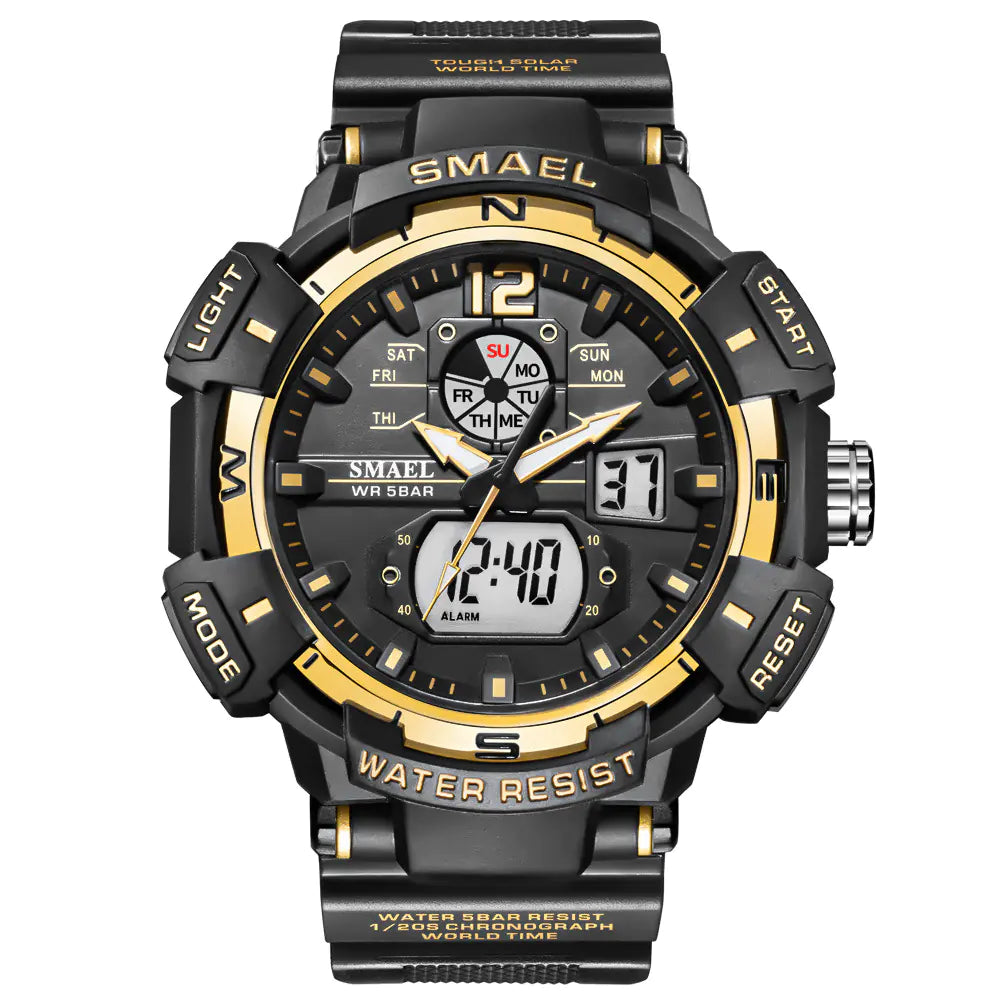 Luminous Men's Outdoor Chronograph Alarm Clock Watch