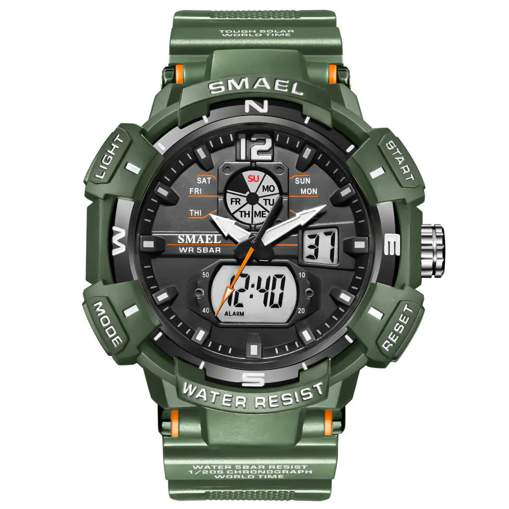Luminous Men's Outdoor Chronograph Alarm Clock Watch
