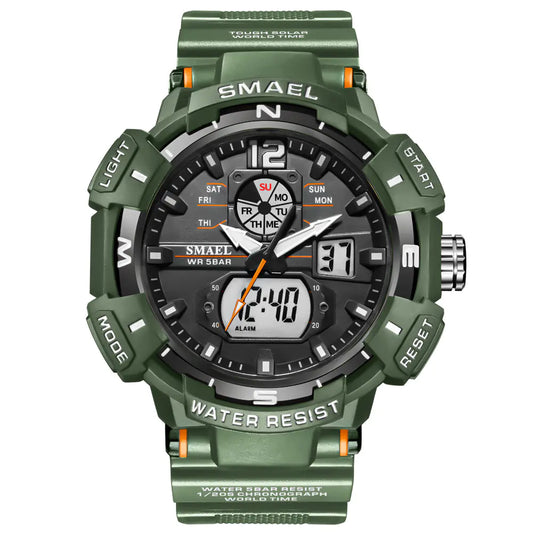 Luminous Men's Outdoor Chronograph Alarm Clock Watch