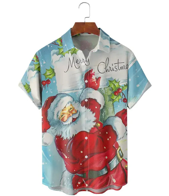 Men's Long Sleeve Polyester Shirt