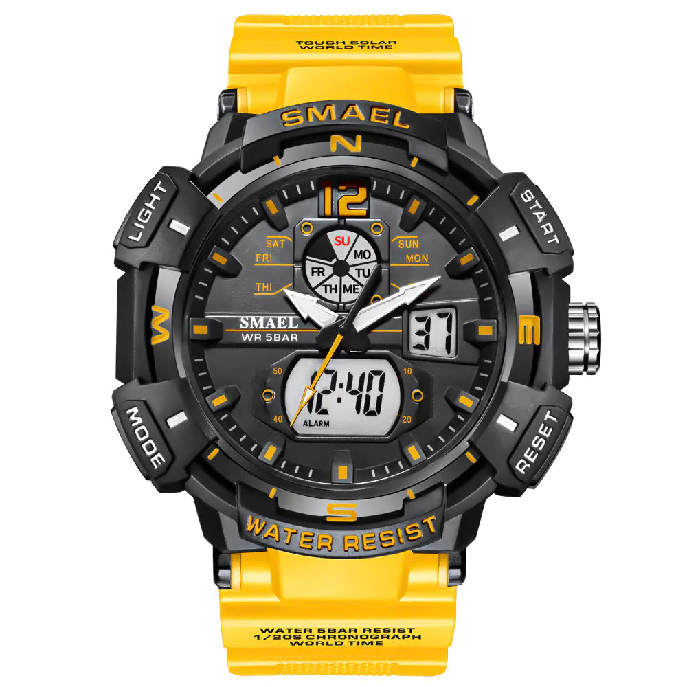 Luminous Men's Outdoor Chronograph Alarm Clock Watch