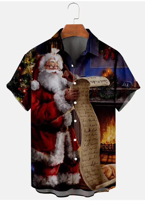 Men's Long Sleeve Polyester Shirt
